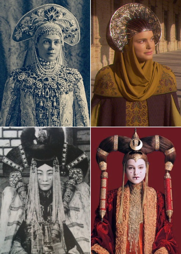 Padme Amidala costumes composite
